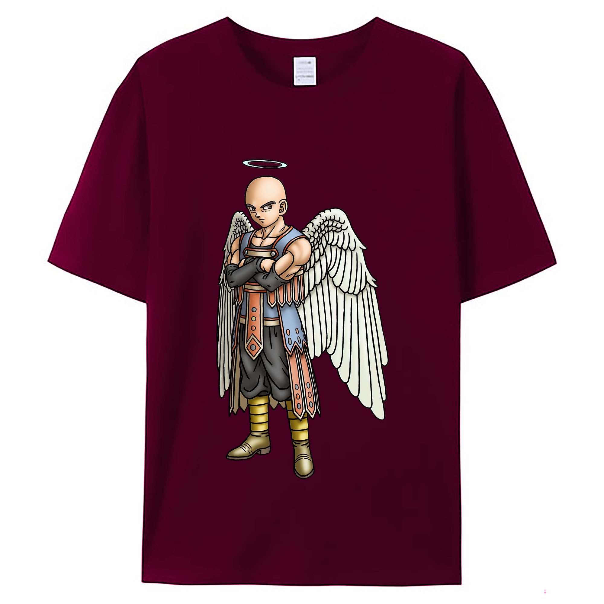 （画像用） ドラゴンクエスト Doragon Kuesuto Dragon Quest レディースカジュアルプリントTシャツ（綿100％）